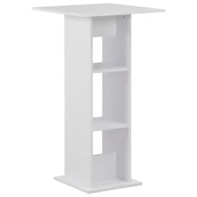White bar table 60x60x110 cm by , Kitchen and dining tables - Ref: Foro24-280205, Price: 78,03 €, Discount: %