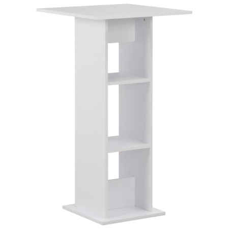 Mesa de bar blanca 60x60x110 cm de , Mesas de cocina y de comedor - Ref: Foro24-280205, Precio: 76,06 €, Descuento: %