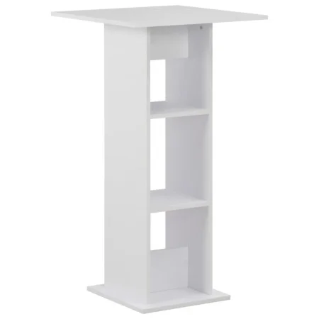 White bar table 60x60x110 cm by , Kitchen and dining tables - Ref: Foro24-280205, Price: 78,03 €, Discount: %