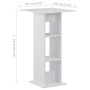 Mesa de bar blanca 60x60x110 cm de , Mesas de cocina y de comedor - Ref: Foro24-280205, Precio: 76,06 €, Descuento: %