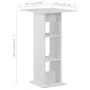 White bar table 60x60x110 cm by , Kitchen and dining tables - Ref: Foro24-280205, Price: 78,03 €, Discount: %