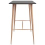Mesa alta y taburetes de bar 7 piezas negro de , muebles para cocinas y comedores - Ref: Foro24-3057479, Precio: 552,96 €, De...