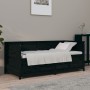 Sofá cama madera maciza de pino negro 75x190 cm de , Camas y somieres - Ref: Foro24-820920, Precio: 247,72 €, Descuento: %