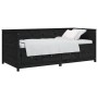 Sofá cama madera maciza de pino negro 75x190 cm de , Camas y somieres - Ref: Foro24-820920, Precio: 247,72 €, Descuento: %