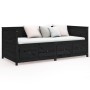 Sofá cama madera maciza de pino negro 75x190 cm de , Camas y somieres - Ref: Foro24-820920, Precio: 247,72 €, Descuento: %
