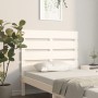 Cabecero de cama madera maciza de pino blanco 100x3x80 cm de , Cabeceros y pies de cama - Ref: Foro24-821333, Precio: 44,87 €...