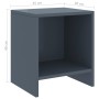 Mesitas de noche 2 uds madera de pino gris claro 35x30x40 cm de vidaXL, Mesitas de noche - Ref: Foro24-322243, Precio: 36,12 ...