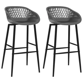 Kitchen stools 2 units gray by , Kitchen stools - Ref: Foro24-248151, Price: 134,49 €, Discount: %