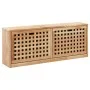 Banco zapatero de madera maciza de nogal 94x20x38 cm de , Zapateros y organizadores de calzado - Ref: Foro24-247599, Precio: ...