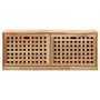 Banco zapatero de madera maciza de nogal 94x20x38 cm de , Zapateros y organizadores de calzado - Ref: Foro24-247599, Precio: ...