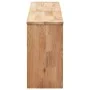 Banco zapatero de madera maciza de nogal 94x20x38 cm de , Zapateros y organizadores de calzado - Ref: Foro24-247599, Precio: ...