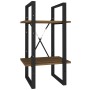 Estantería 2 niveles madera marrón roble 40x30x70 cm de , Librerías y estanterías - Ref: Foro24-821302, Precio: 34,38 €, Desc...