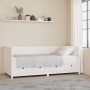 Sofá cama madera maciza de pino blanco 80x200 cm de , Camas y somieres - Ref: Foro24-820907, Precio: 328,88 €, Descuento: %