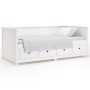 Sofá cama madera maciza de pino blanco 80x200 cm de , Camas y somieres - Ref: Foro24-820907, Precio: 328,88 €, Descuento: %