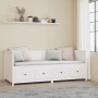 Sofá cama madera maciza de pino blanco 80x200 cm de , Camas y somieres - Ref: Foro24-820907, Precio: 328,88 €, Descuento: %