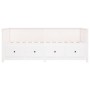 Sofá cama madera maciza de pino blanco 80x200 cm de , Camas y somieres - Ref: Foro24-820907, Precio: 328,88 €, Descuento: %