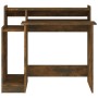 Escritorio con LED madera ingeniería roble ahumado 97x45x90 cm de , Escritorios - Ref: Foro24-820475, Precio: 58,71 €, Descue...