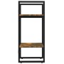Estantería 2 niveles contrachapada roble ahumado 40x30x70 cm de , Librerías y estanterías - Ref: Foro24-821300, Precio: 40,60...