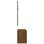 Brown oak plywood hallway furniture set by , Benches for halls and storage - Ref: Foro24-820480, Price: 82,04 €, Discount: %