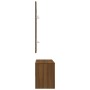 Set de muebles de recibidor madera contrachapada roble marrón de , Bancos para recibidores y almacenamiento - Ref: Foro24-820...