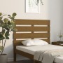 Cabecero madera maciza de pino marrón miel 100x3x80 cm de , Cabeceros y pies de cama - Ref: Foro24-821335, Precio: 51,55 €, D...