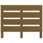 Cabecero madera maciza de pino marrón miel 100x3x80 cm de , Cabeceros y pies de cama - Ref: Foro24-821335, Precio: 50,84 €, D...