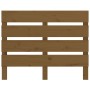 Cabecero madera maciza de pino marrón miel 100x3x80 cm de , Cabeceros y pies de cama - Ref: Foro24-821335, Precio: 51,55 €, D...