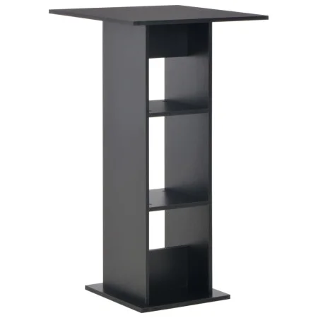 Mesa de bar color negro 60x60x110 cm de , Mesas de cocina y de comedor - Ref: Foro24-280206, Precio: 101,31 €, Descuento: %