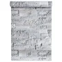 Papel pintado de pared 3D aspecto piedra gris y marrón de , Papel pintado - Ref: Foro24-353396, Precio: 10,55 €, Descuento: %