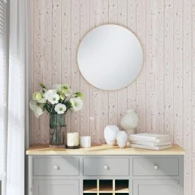 Papel pintado de pared 3D vetas de madera gris de , Papel pintado - Ref: Foro24-353406, Precio: 19,40 €, Descuento: %