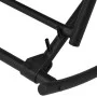 Silla mecedora de jardín acero y textilene negro de vidaXL, Sillas de jardín - Ref: Foro24-42158, Precio: 118,45 €, Descuento: %