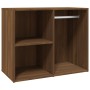 Mueble vestidor madera contrachapada marrón roble 80x40x65 cm de , Taquillas y armarios de almacenamiento - Ref: Foro24-82050...