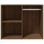 Mueble vestidor madera contrachapada marrón roble 80x40x65 cm de , Taquillas y armarios de almacenamiento - Ref: Foro24-82050...