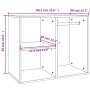 Mueble vestidor madera contrachapada marrón roble 80x40x65 cm de , Taquillas y armarios de almacenamiento - Ref: Foro24-82050...