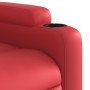 Sillón reclinable elevable cuero artificial rojo en Sillones | Comprar online en Foru.es