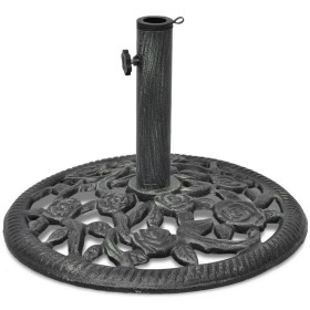 Base de sombrilla de hierro fundido 12 kg 48 cm de vidaXL, Bases para sombrillas - Ref: Foro24-42171, Precio: 60,98 €, Descue...