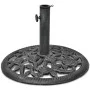 Base de sombrilla de hierro fundido 12 kg 48 cm de vidaXL, Bases para sombrillas - Ref: Foro24-42171, Precio: 57,57 €, Descue...