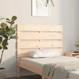 Cabecero madera maciza de pino 75x3x80 cm de , Cabeceros y pies de cama - Ref: Foro24-821367, Precio: 33,06 €, Descuento: %