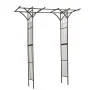Nature Arco para jardín de metal negro 114x66x232 cm de Nature, Pérgolas, arcos y enrejados de jardín - Ref: Foro24-409352, P...