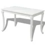 Mesa de comedor 116x66x76 cm blanco brillante de vidaXL, Mesas de cocina y de comedor - Ref: Foro24-243383, Precio: 220,70 €,...