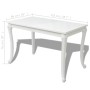 Mesa de comedor 116x66x76 cm blanco brillante de vidaXL, Mesas de cocina y de comedor - Ref: Foro24-243383, Precio: 199,31 €,...