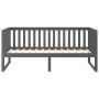 Sofá cama madera maciza de pino gris 90x190 cm de , Camas y somieres - Ref: Foro24-820883, Precio: 133,77 €, Descuento: %