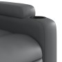 Sillón reclinable de masaje de pie cuero artificial gris en Sillones | Comprar online en Foru.es
