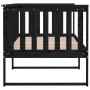Sofá cama madera maciza de pino negro 90x190 cm de , Camas y somieres - Ref: Foro24-820885, Precio: 137,43 €, Descuento: %