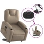 Sillón reclinable masaje pie cuero artificial color capuchino en Sillones | Comprar online en Foru.es