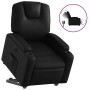 Sillón reclinable y elevable eléctrico cuero sintético negro en Sillones | Comprar online en Foru.es