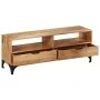 Mueble para TV madera de mango 120x35x45 cm de vidaXL, Muebles TV - Ref: Foro24-243340, Precio: 185,02 €, Descuento: %