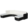 Set de muebles de jardín 4 pzas y cojines ratán sintético negro de , Conjuntos de jardín - Ref: Foro24-43299, Precio: 1,00 €,...