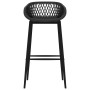 Mesa alta y taburetes de bar 5 piezas negro de , muebles para cocinas y comedores - Ref: Foro24-3057375, Precio: 426,16 €, De...