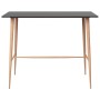 Mesa alta y taburetes de bar 5 piezas negro de , muebles para cocinas y comedores - Ref: Foro24-3057459, Precio: 464,12 €, De...